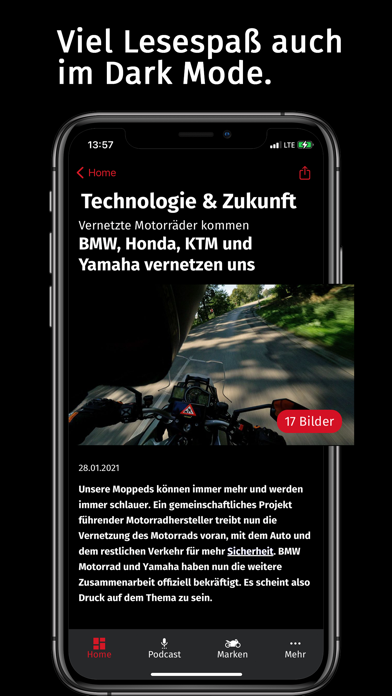 MOTORRAD Online Screenshot