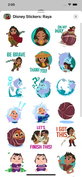 Game screenshot Disney Stickers: Raya apk