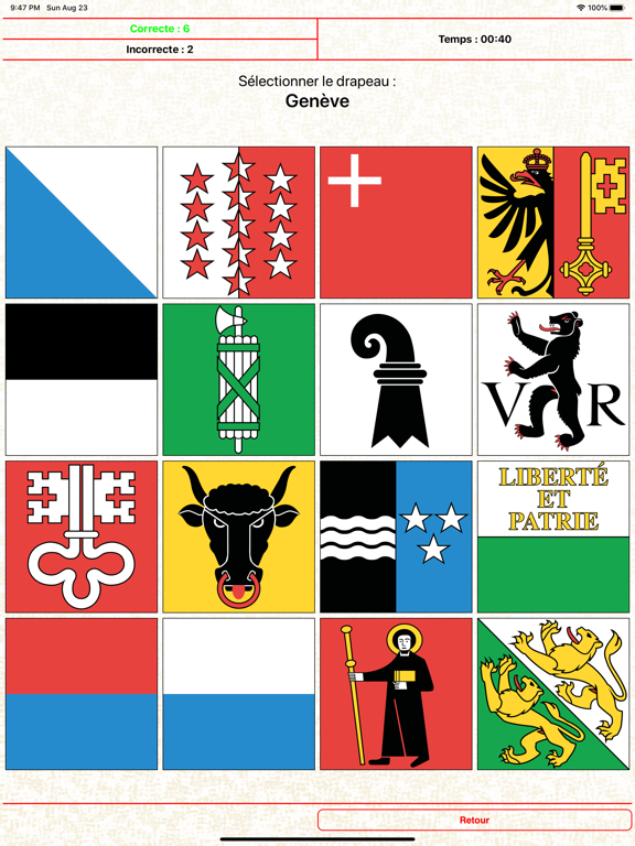 Screenshot #5 pour Quiz des Cantons