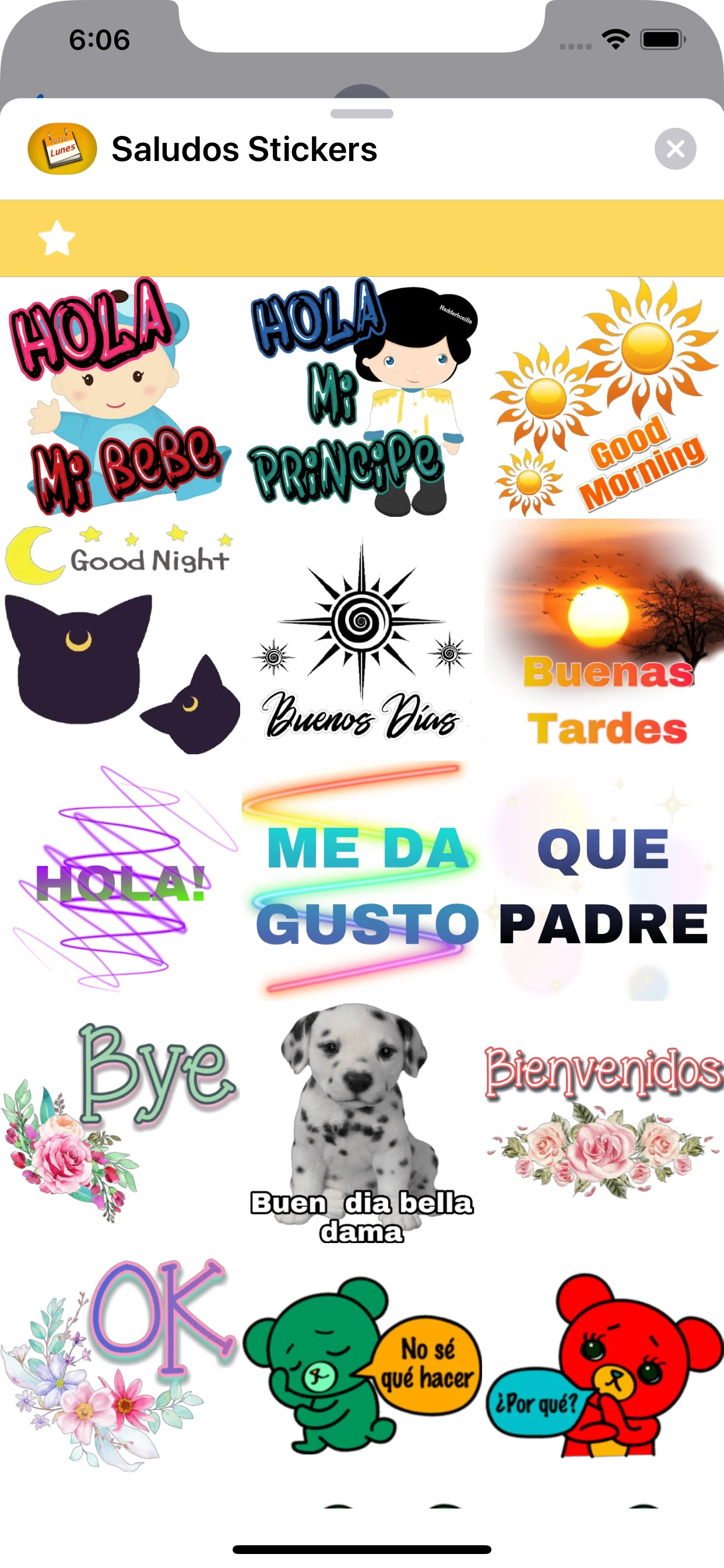 Saludos Stickers