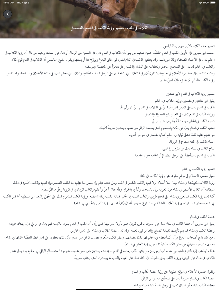 تفسير الاحلام والرؤيا