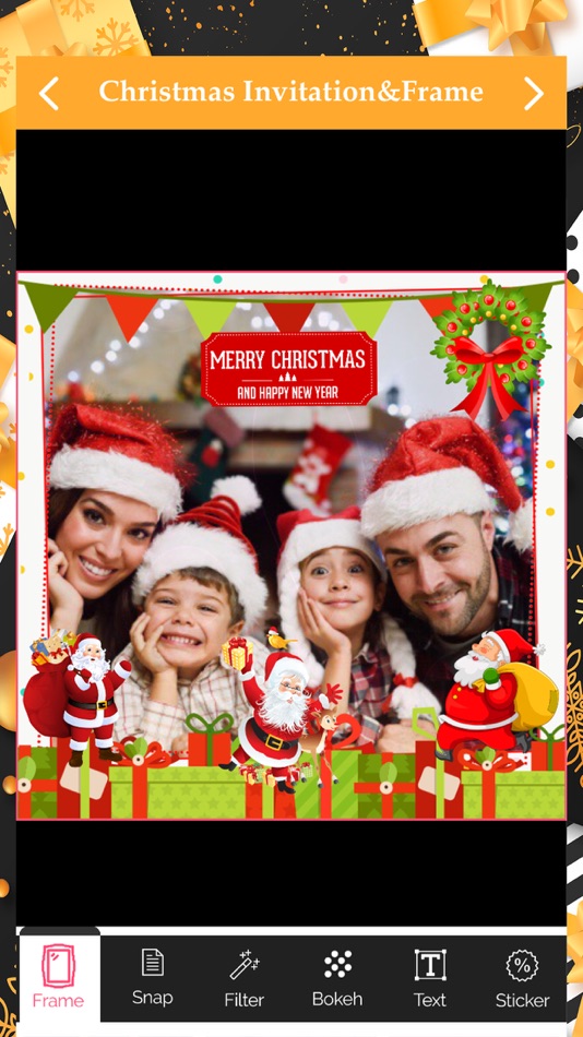 #2. Christmas Invitation & Frame (iOS) 由: Anita Rahayu
