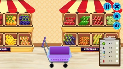 Diana & Roma Supermarket Game Screenshot