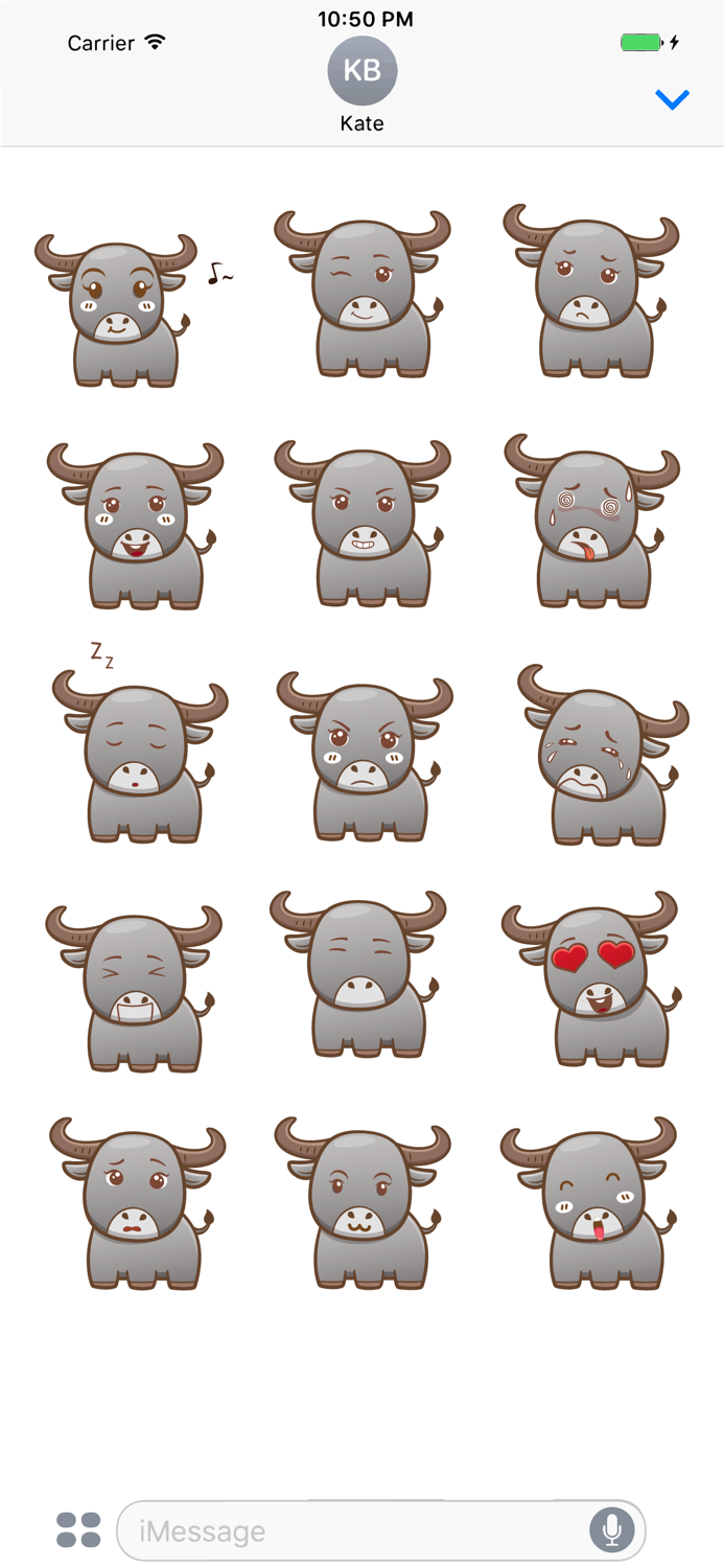 Sticker Me Cute Buffalo