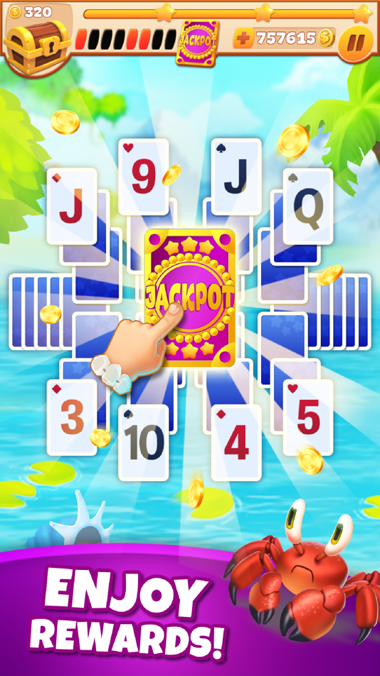 #3. Solitaire Tribes:Tripeaks game (iOS) 게시자: HC GLOBAL DISTRIBUTION LIMITED