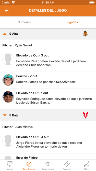 Naranjeros de Hermosillo Screenshot
