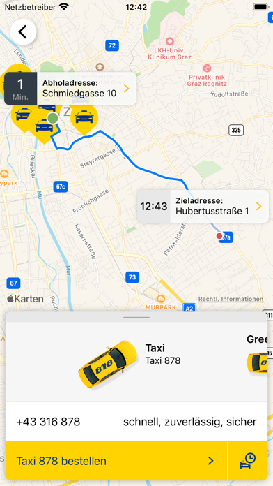 Taxi Graz 878 Screenshot