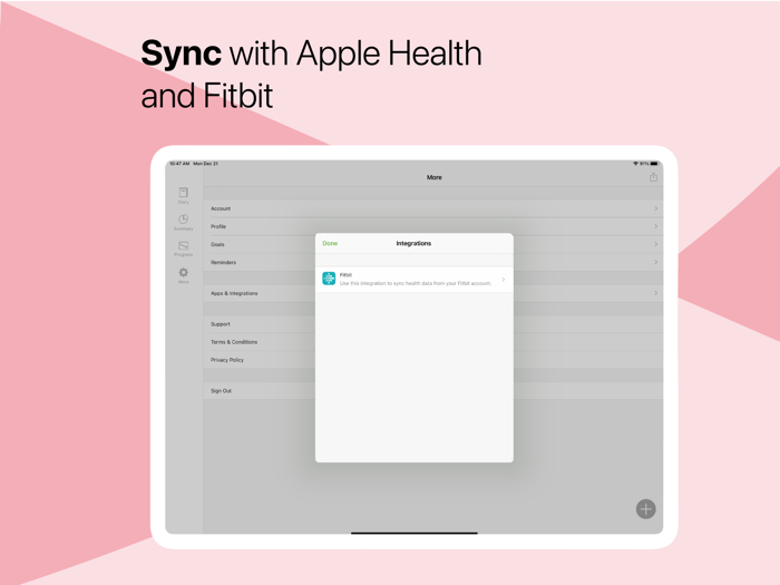 MooveFit Calorie Keto Counter