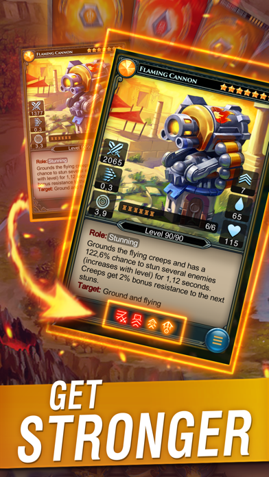 Screenshot #3 pour Defenders 2: Tower Defense CCG