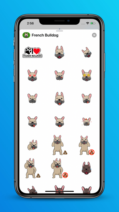 Screenshot #2 pour French Bulldog Emoji