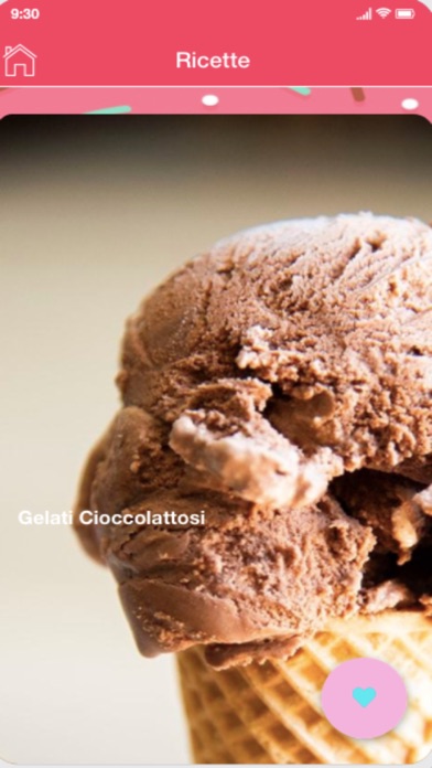 Ricette gelati Screenshot