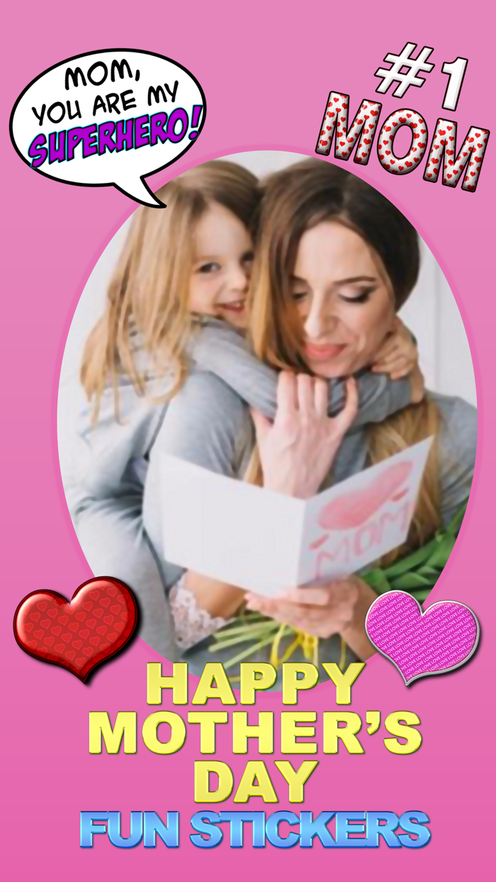 Mothers Day Fun Stickers