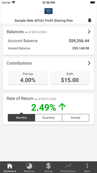 The Trust-Retirement Screenshot