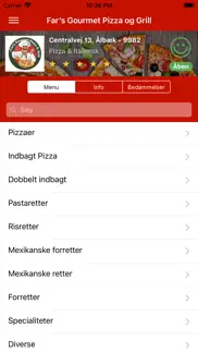 fars gourmet pizza og grill iphone screenshot 1