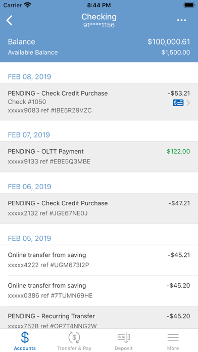 First National Bank Pierre Screenshot