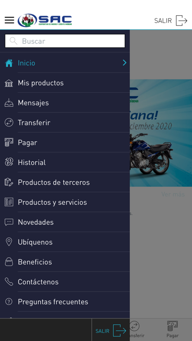 Sac Móvil Pro Screenshot