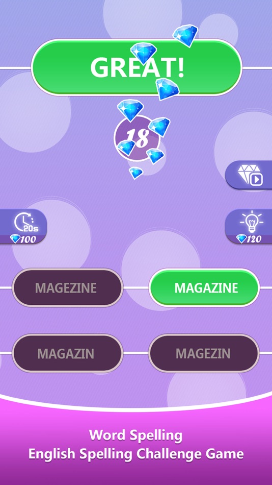#5. Word Spelling Challenge (iOS) 作者: ASTER PLAY