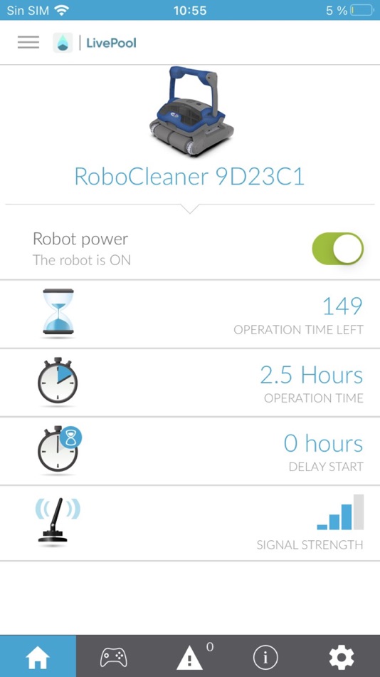 #3. LivePool Cleaner (iOS) Podle: BWT ROBOTICS POOL & SPA LTD