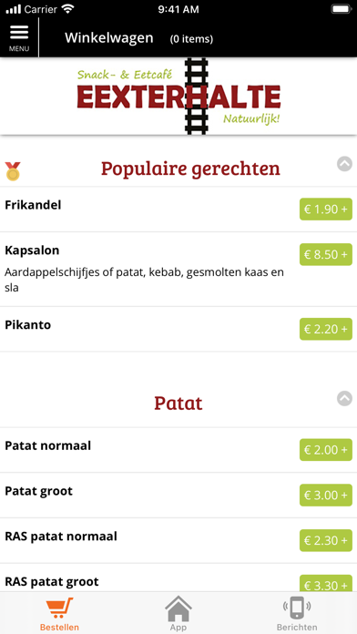 Snack & Eetcafé Eexterhalte Screenshot