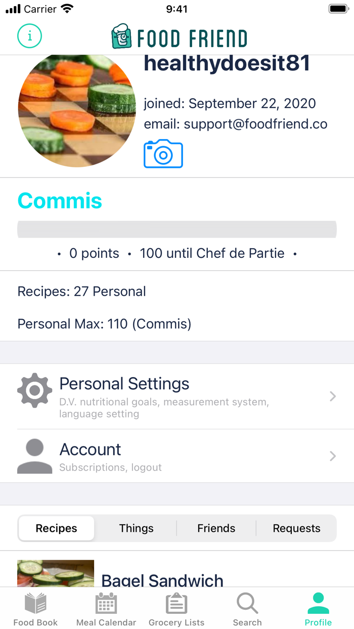 Food Friend The Recipe App