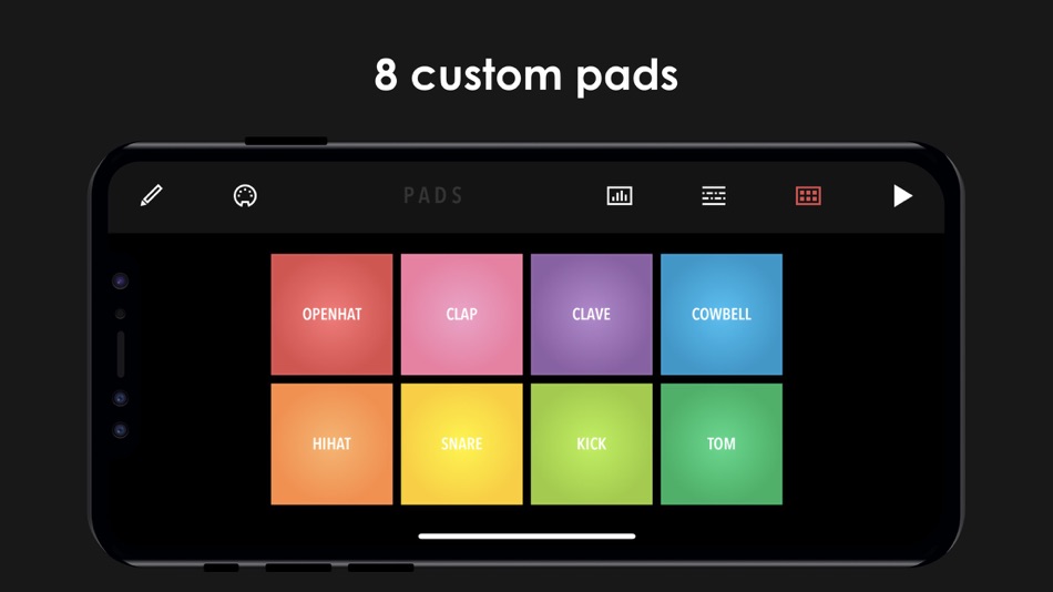 #1. Drum Machine - Music Maker (iOS) Ved: MWM