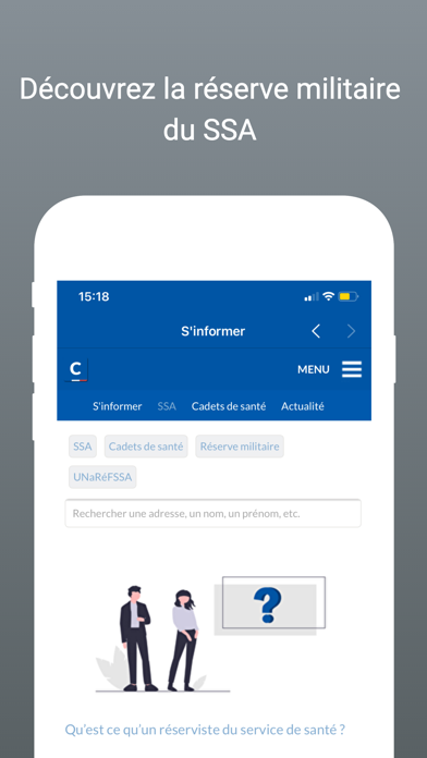 Cadets de santé du SSA Screenshot