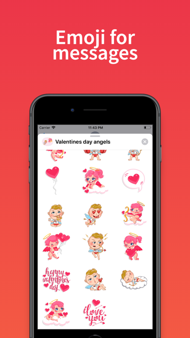 Valentine's day - Love sticker Screenshot