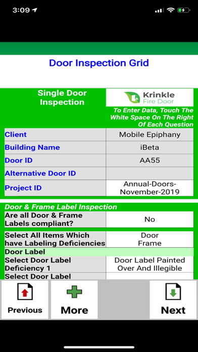 Krinkle Fire Door Screenshot