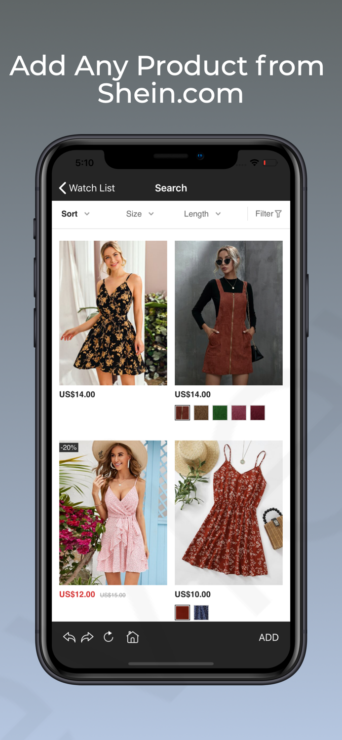 Price Tracker for Shein