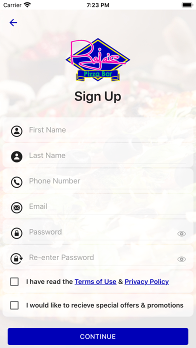Rajas Pizza Bar Glasgow Screenshot