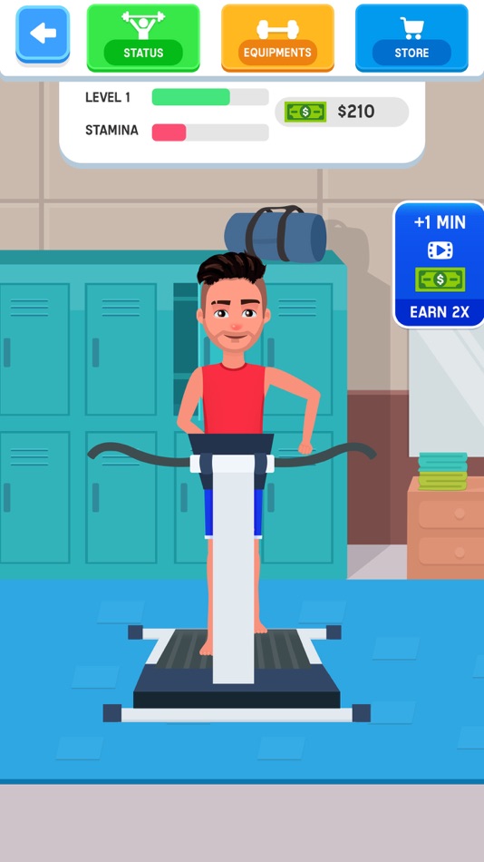 #4. Gym Workout- Tycoon Game (iOS) Podle: Payal Lakhani