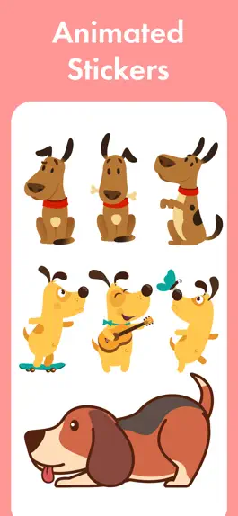 Game screenshot Lucky Dog Animated Stickers apk