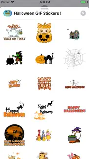 halloween gif stickers ! iphone screenshot 2