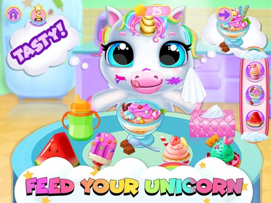 iPad Image of Unicorn Mommy Care Game