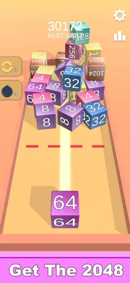 Game screenshot Merge2048 - shooting block 3D apk