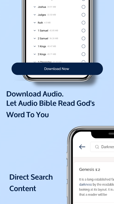 KJV Bible offline - Audio Screenshot