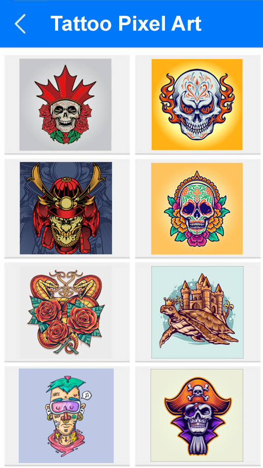 #2. Tattoo Pixel Art Coloring Game (iOS) 由: Regent Branding Ltd
