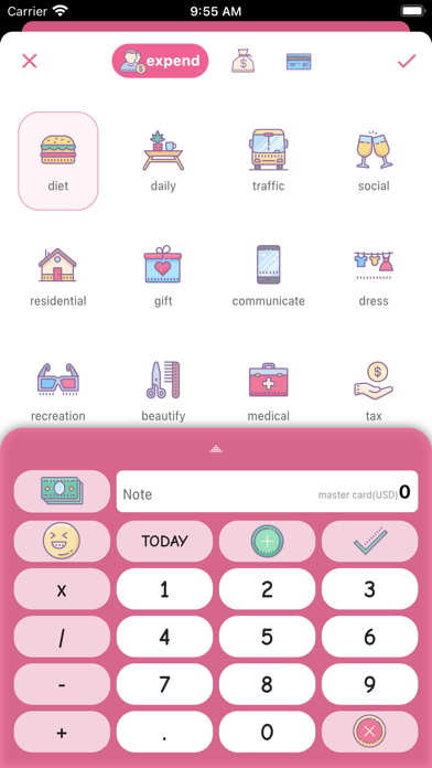 Money+ Cute Expense Tracker screenshot 2