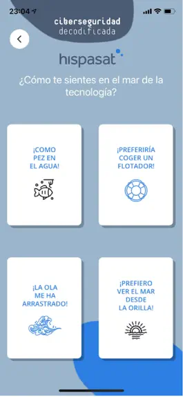 Game screenshot Hispasat Ciberseguridad apk