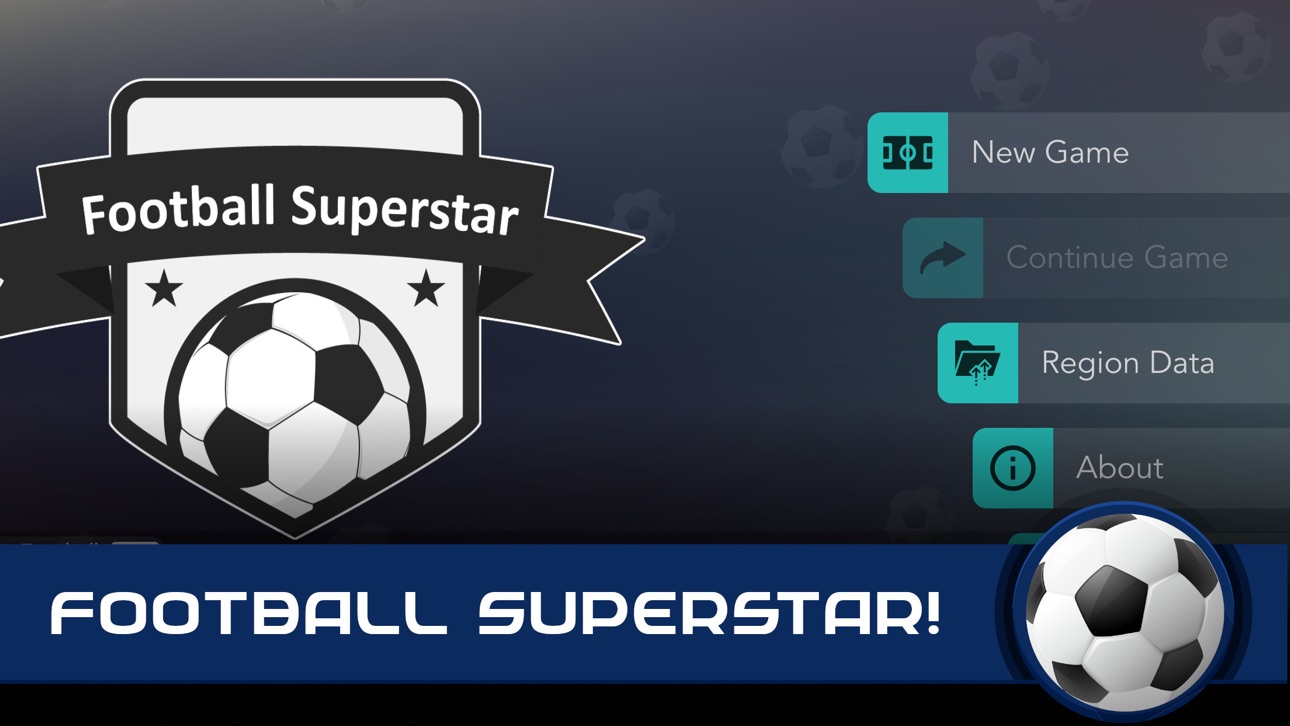 Football Superstar iOS Mod IPA screenshot 1 - iOS game interface