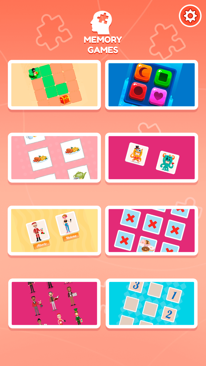 Memory Training games.