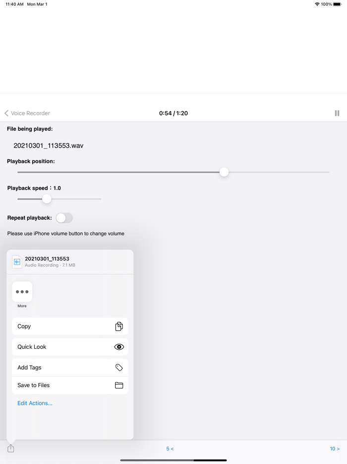 High Quality Voice Recorder