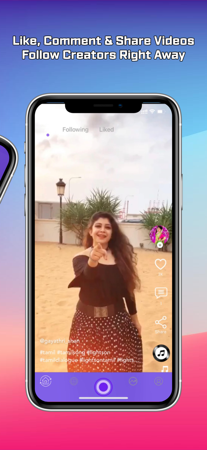 LightsOn - Short Video App