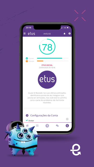 Etus - Gestão de redes sociais Screenshot