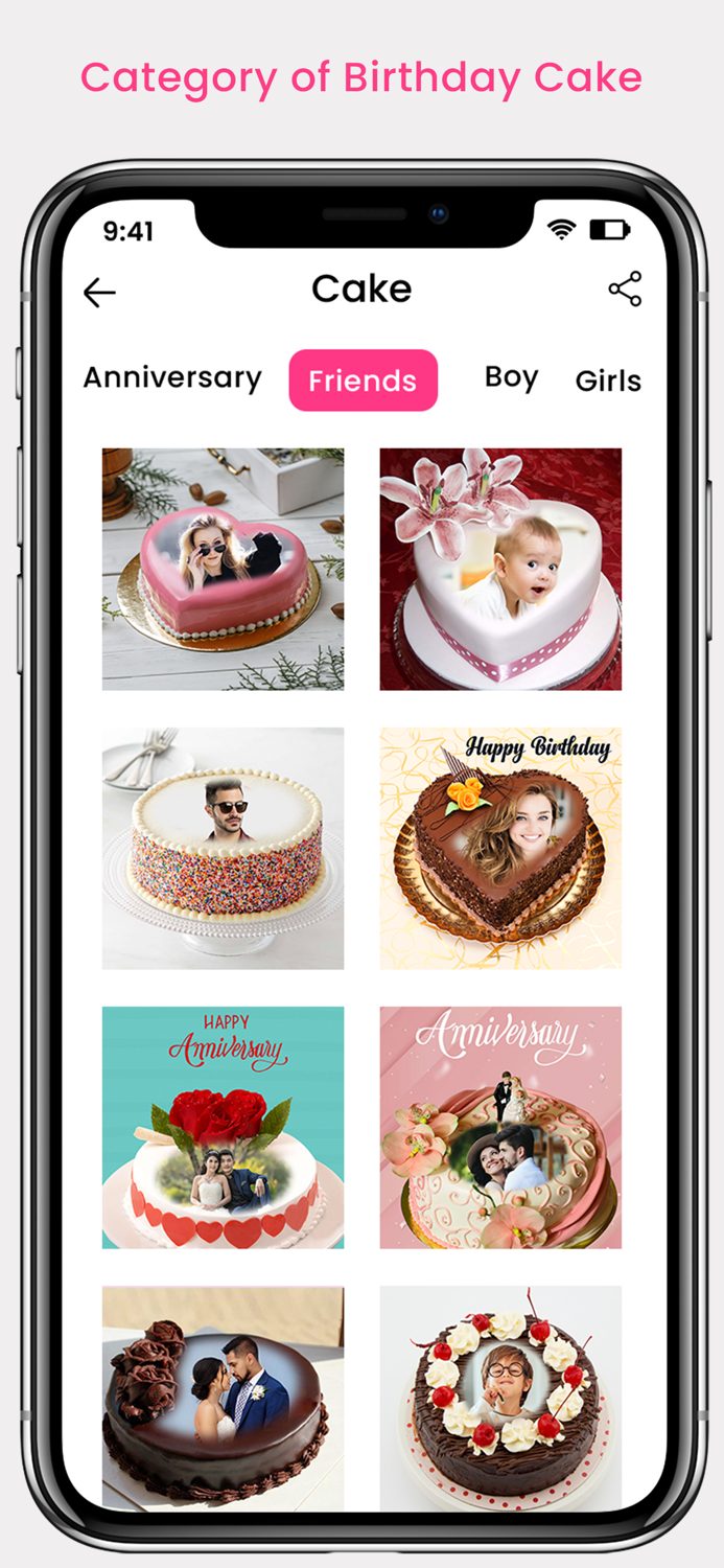 Photo on Cake - Birthday Video