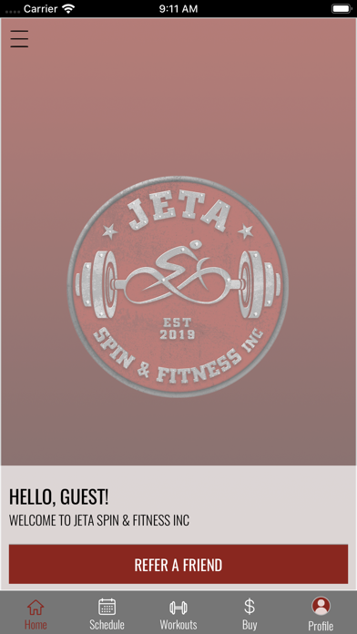 JETA Spin and Fitness Screenshot