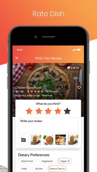 Menu - Find Your Favorite Dish Screenshot
