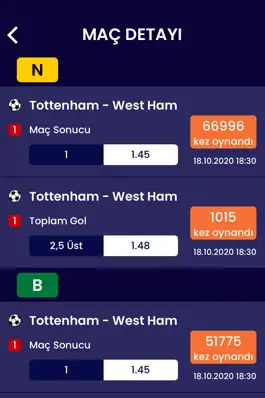 Game screenshot Popüler Bahisler apk