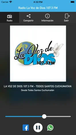 Game screenshot Radio La Voz de Dios 107.3 FM mod apk