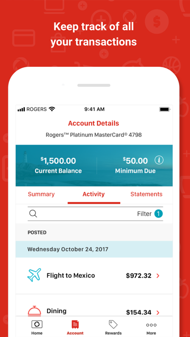 Rogers Bank Screenshot